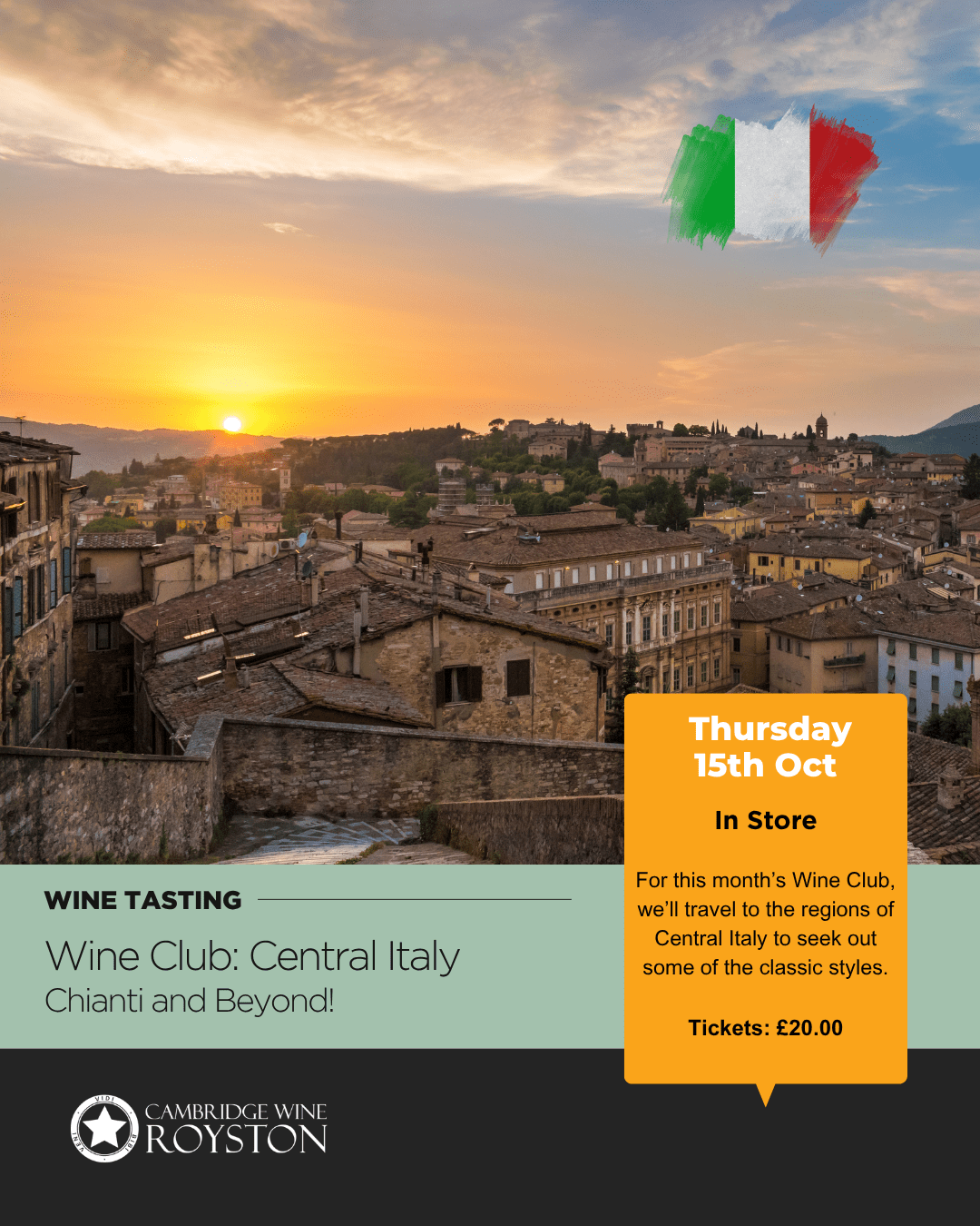 Wine Club: Central Italy – Chianti and Beyond