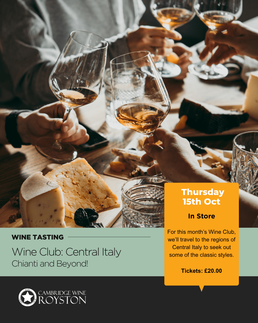 Wine Club: Central Italy – Chianti and Beyond