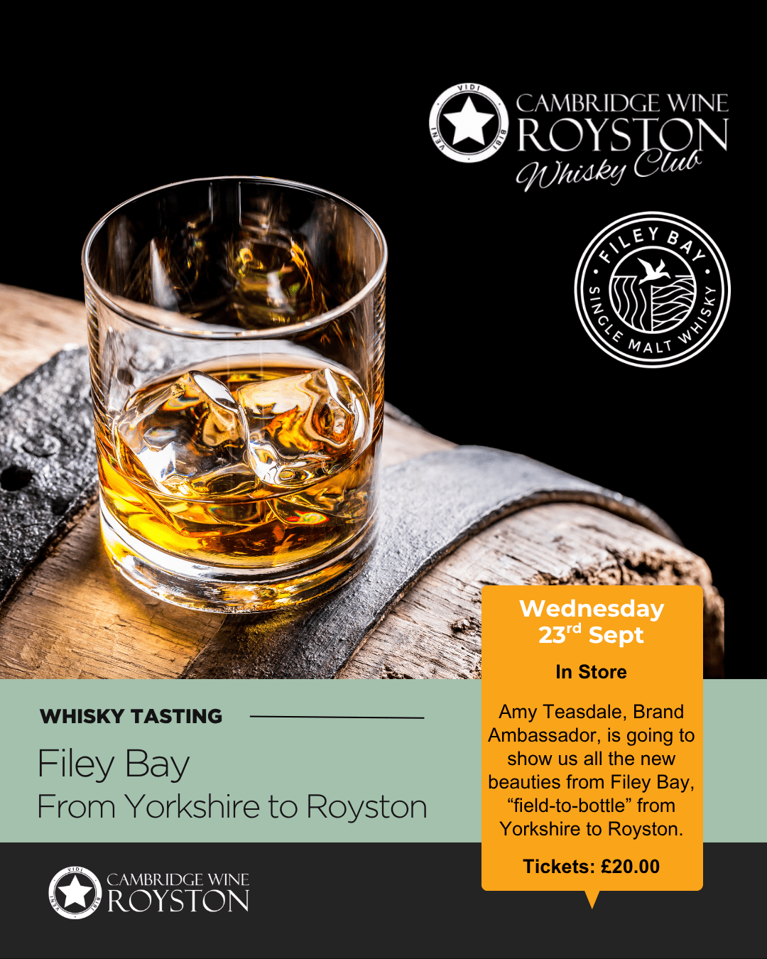 Whisky Club: Filey Bay Whisky Tasting